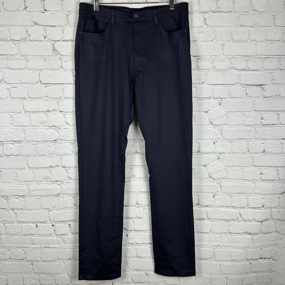 Collars‎ & Co Men's CEO Tech Pull On Stretch Pants, Size W34 x L34, Navy